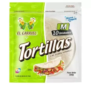 Tortilla de Harina de Trigo M * 10